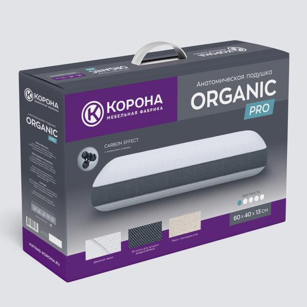 Анатомическая подушка «Organic PRO» Фото Анатомическая подушка «Organic PRO»